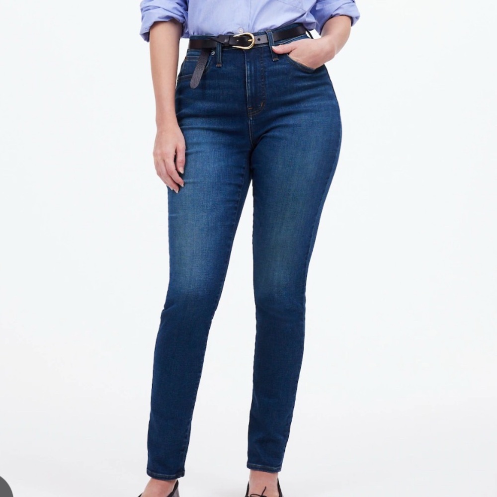 NWOT Madewell high rise curvy skinny jeans